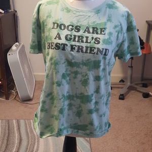 "Dogs are a girls best friend" Tee and short set